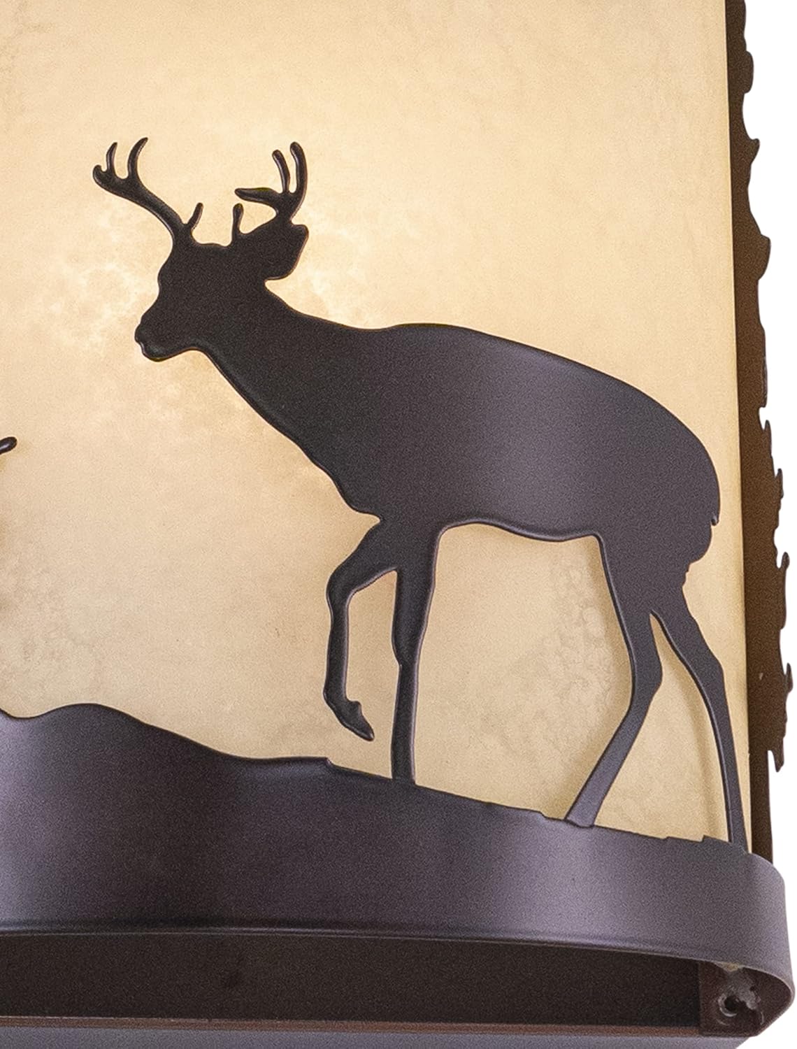 Hоttеѕt Sаlе Bryce 1 Light Bronze Rustic Deer Tree Indoor Outdoor Flush Wall Sconce Suреr Brаndѕ Bryce 1 Light Bronze Rustic Deer Tree Indoor Outdoor Flush Wall Sconce