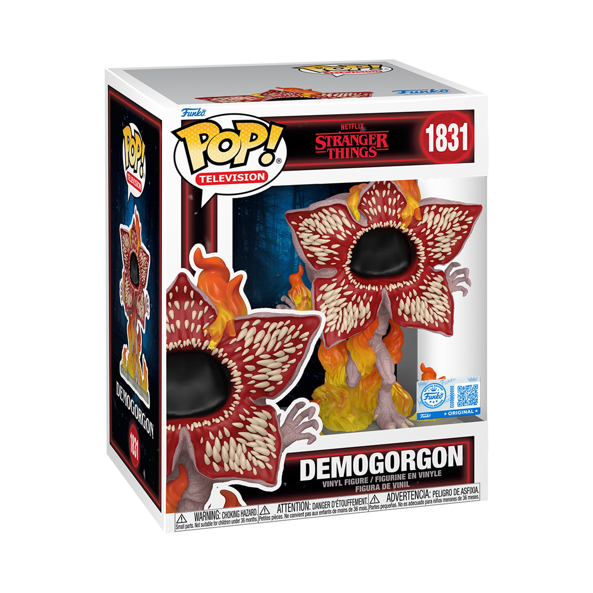 Pop! Premium: Stranger Things - Demogorgon (On Fire) - Figura de