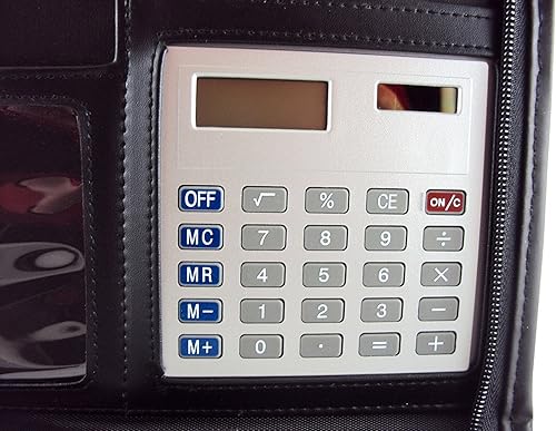 Miniatura 4 de Jotter Calculadora Padfolio con bolígrafo, platanegro, oficina, viajes.