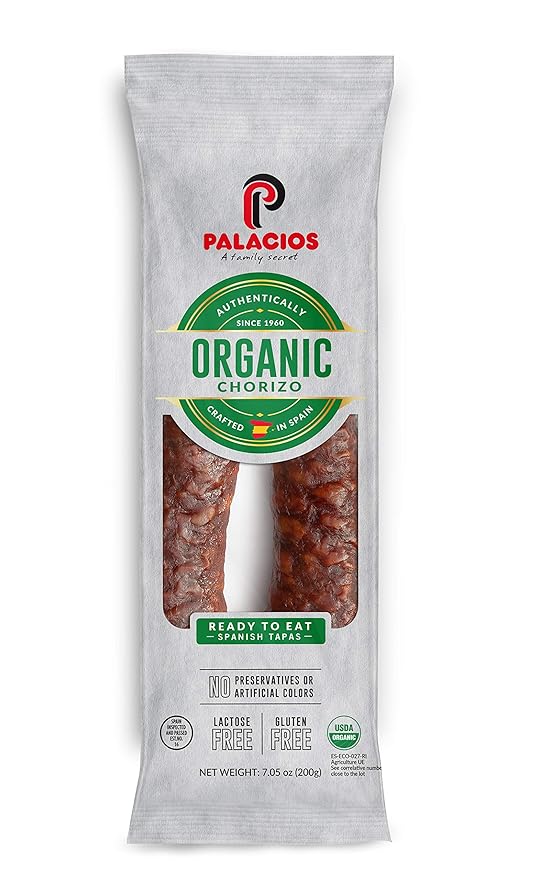 Palacios Organic Chorizo, 7.05 Oz