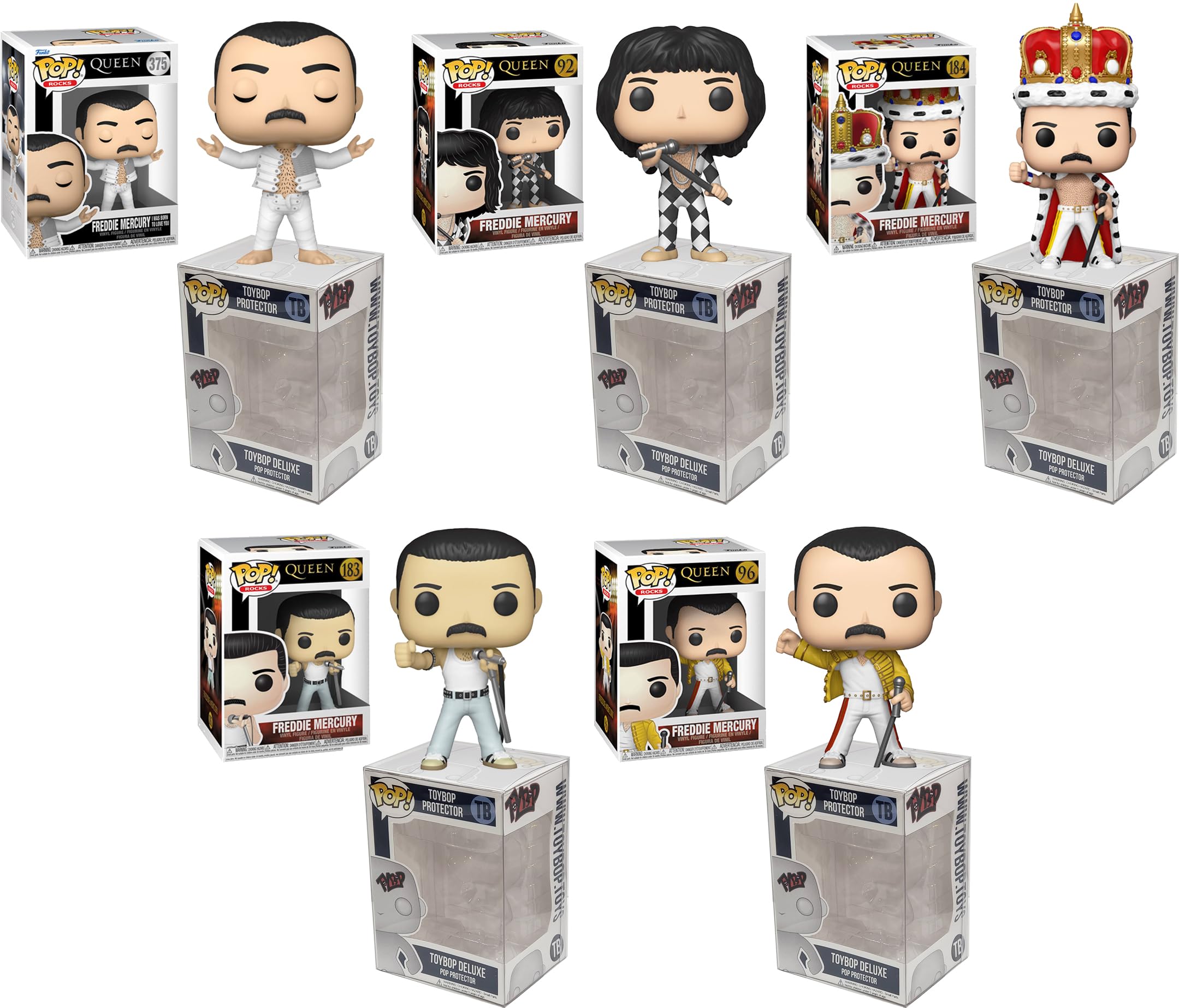 Amazon.co.jp: Funko Pop フレディマーキュリー + プロテクター