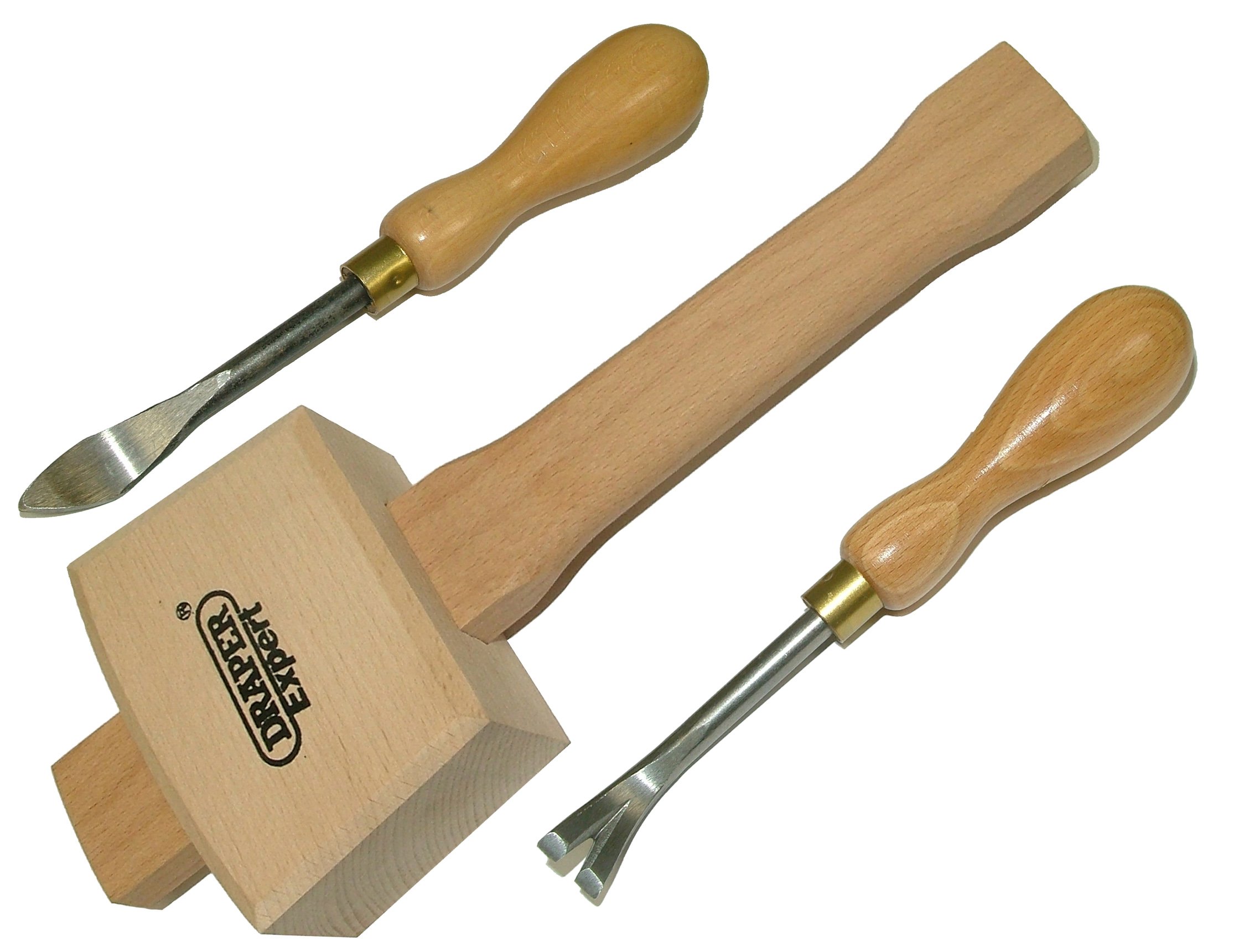 Pandoras Upholstery Wooden Handle Tack Lifter, Staple Remover + Mallet Upholstery Kit