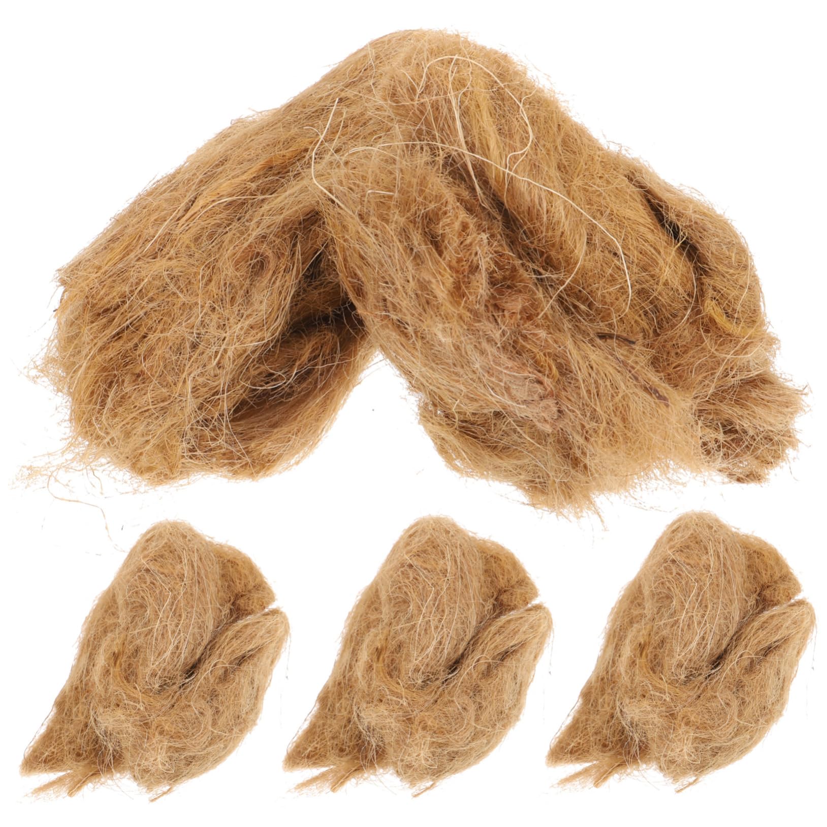 BESPORTBLE 4 Pack Jute Fire Starter Rope Natural Outdoor Tool for Camping and Emergency Preparedness