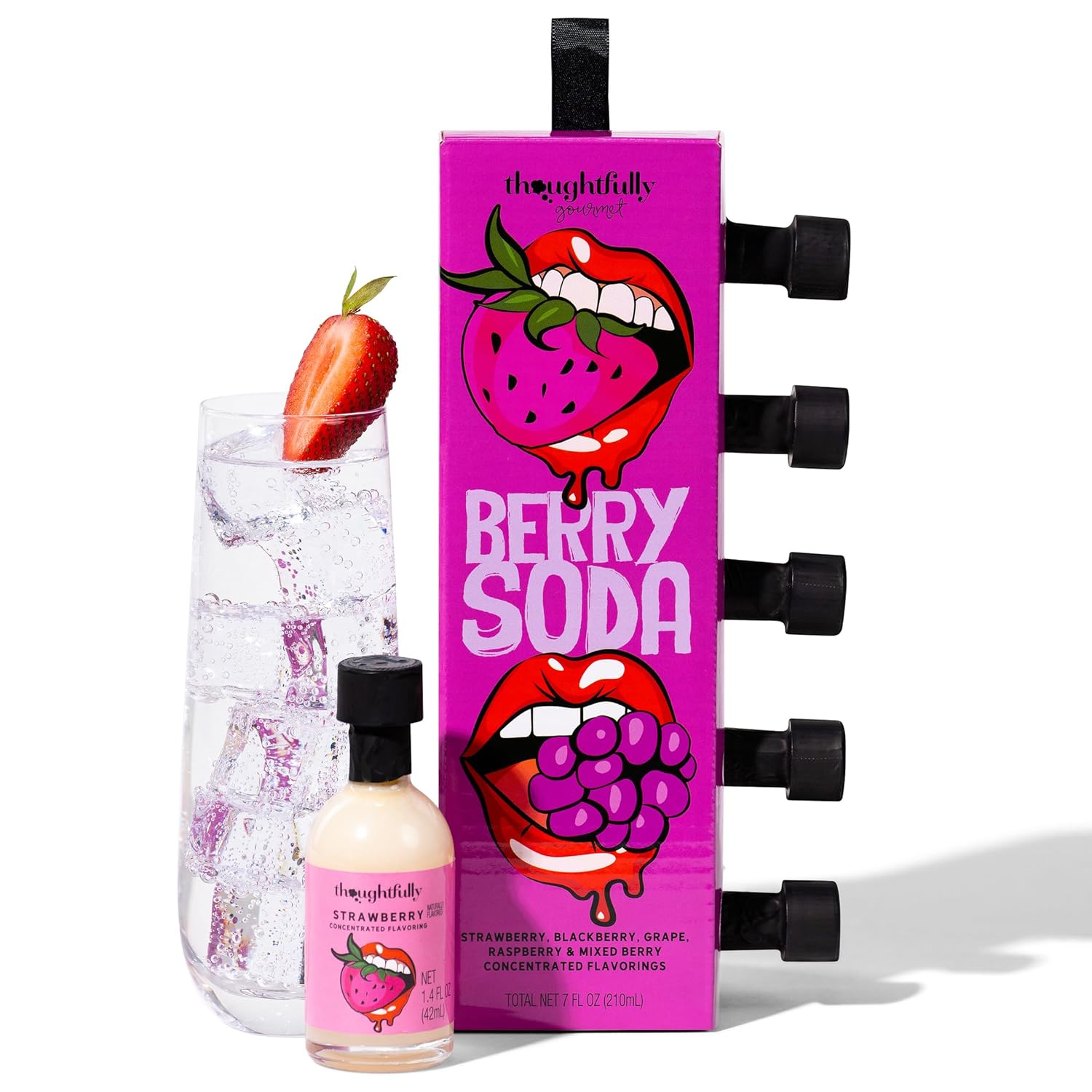 Thoughtfully Gourmet, Berry Soda Water Flavoring Variety