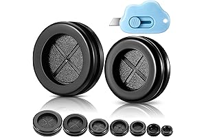 52-Piece Circle Rubber Plug Hole Grommet Jacket Kit