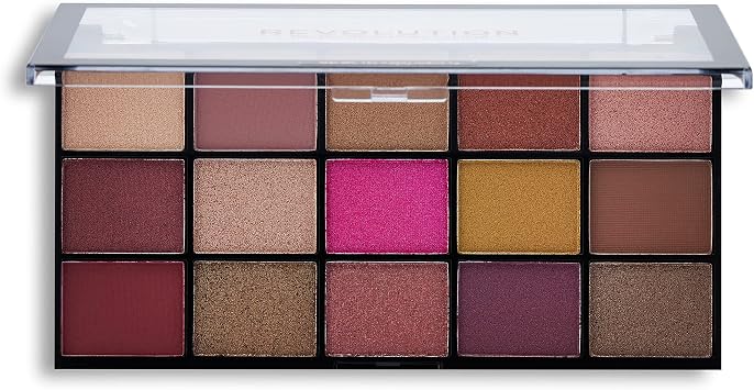 Revolution Beauty London London, Reloaded, Eyeshadow Palette, Prestige, 15 Shades, 16.5 g
