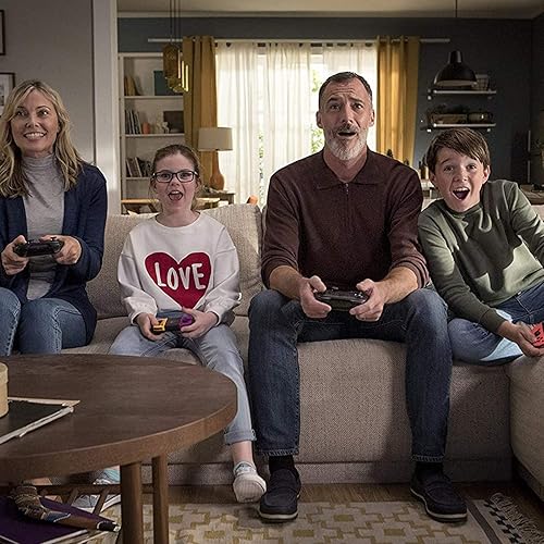 Miniatura 7 de Nintendo Paquete familiar de consola de conmutadores 2021 Neon Mario, pantalla LCD táctil de 6.2 pulgadas, Bluetooth + NexiGo_ Paquete de tarjetas