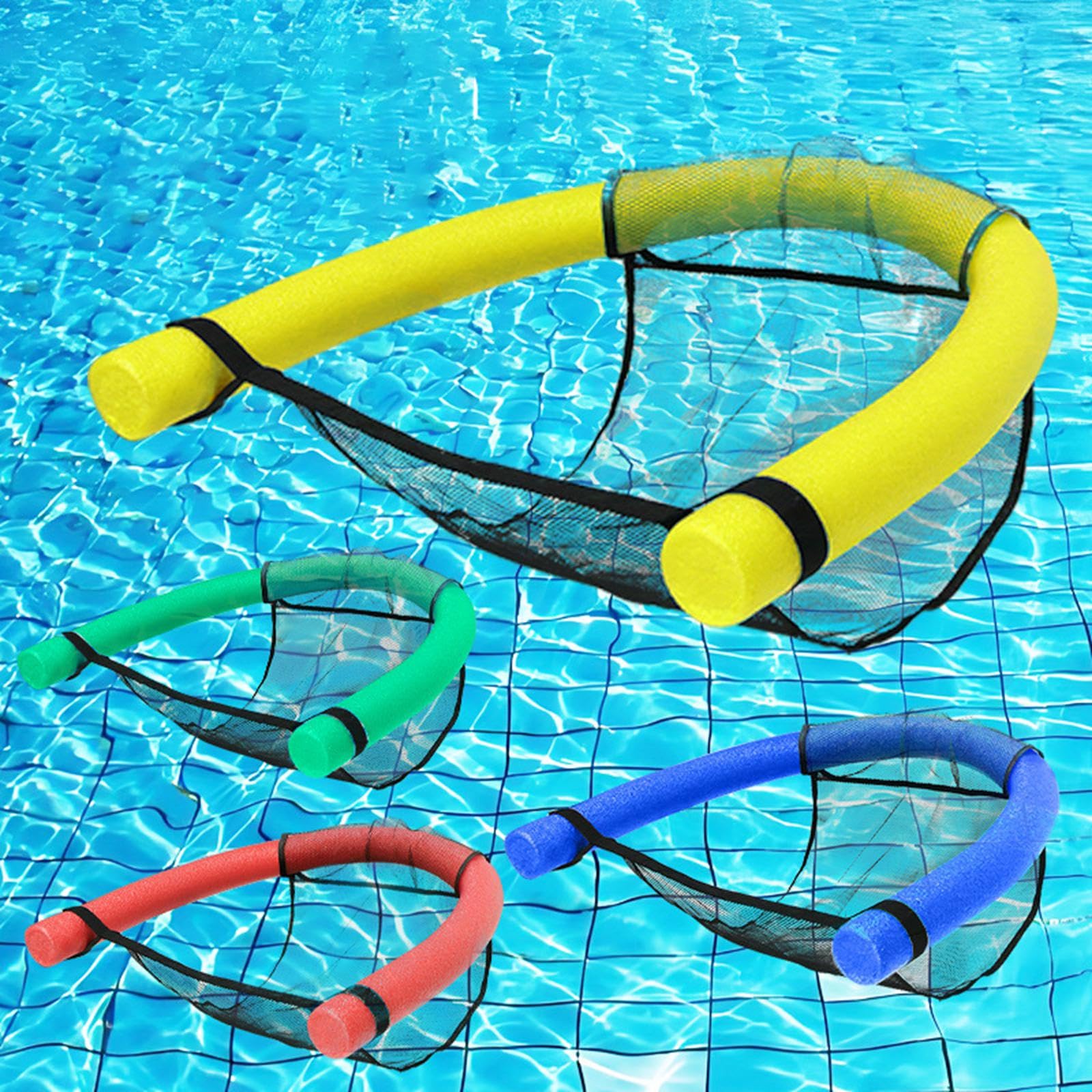 Juguete de Entrenamiento Tipo Churro de Piscina, Juguete Acuático Versátil, Flotadores Flexibles para Piscina.