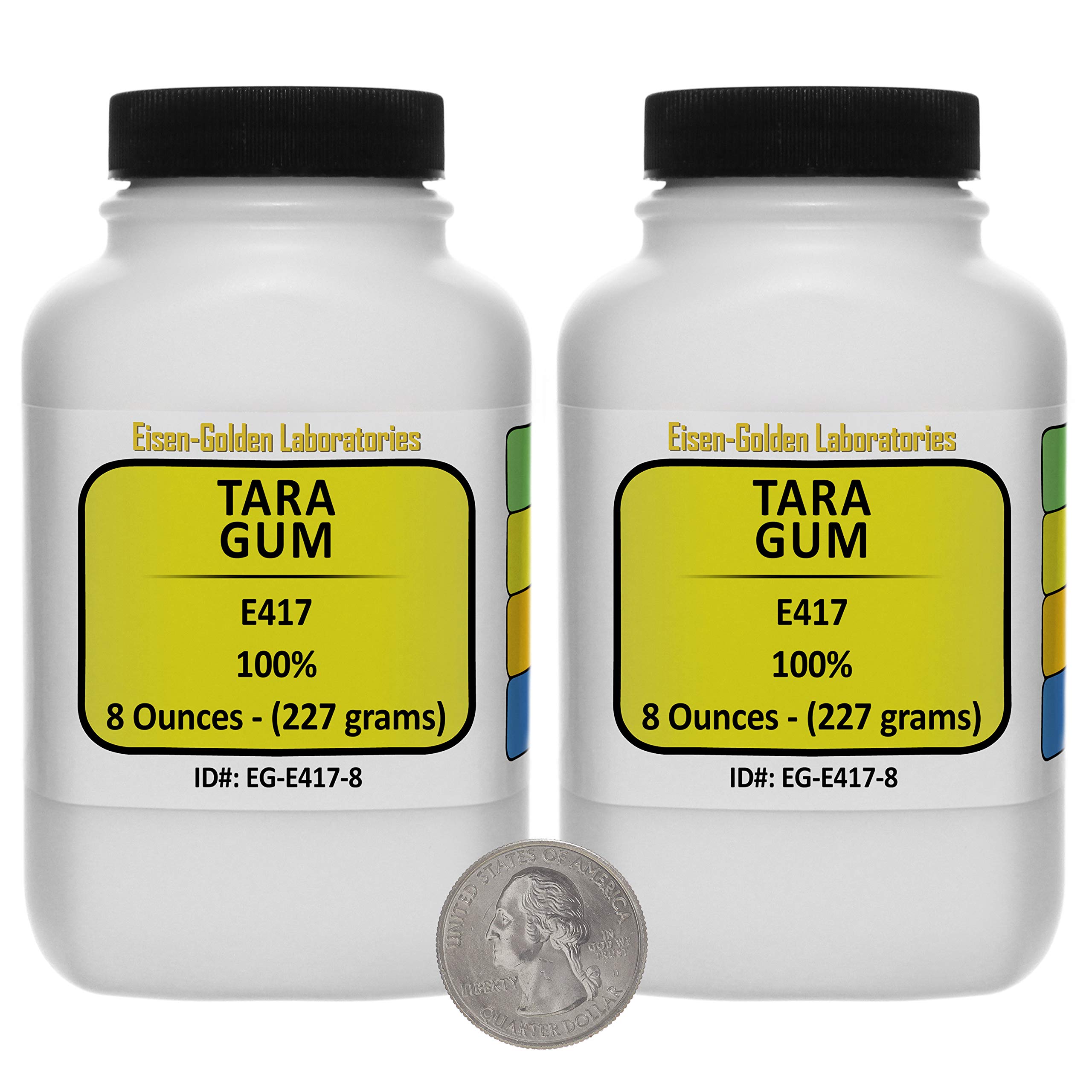 Tara Gum [E417] 100% USP Food Grade Powder 1 Lb in Two Bottles
