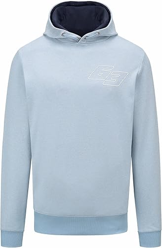 Mercedes-AMG Petronas Formula One Team Edición Especial George Russell 2022 Silverstone GP Sudadera con capucha Azul, Azul
