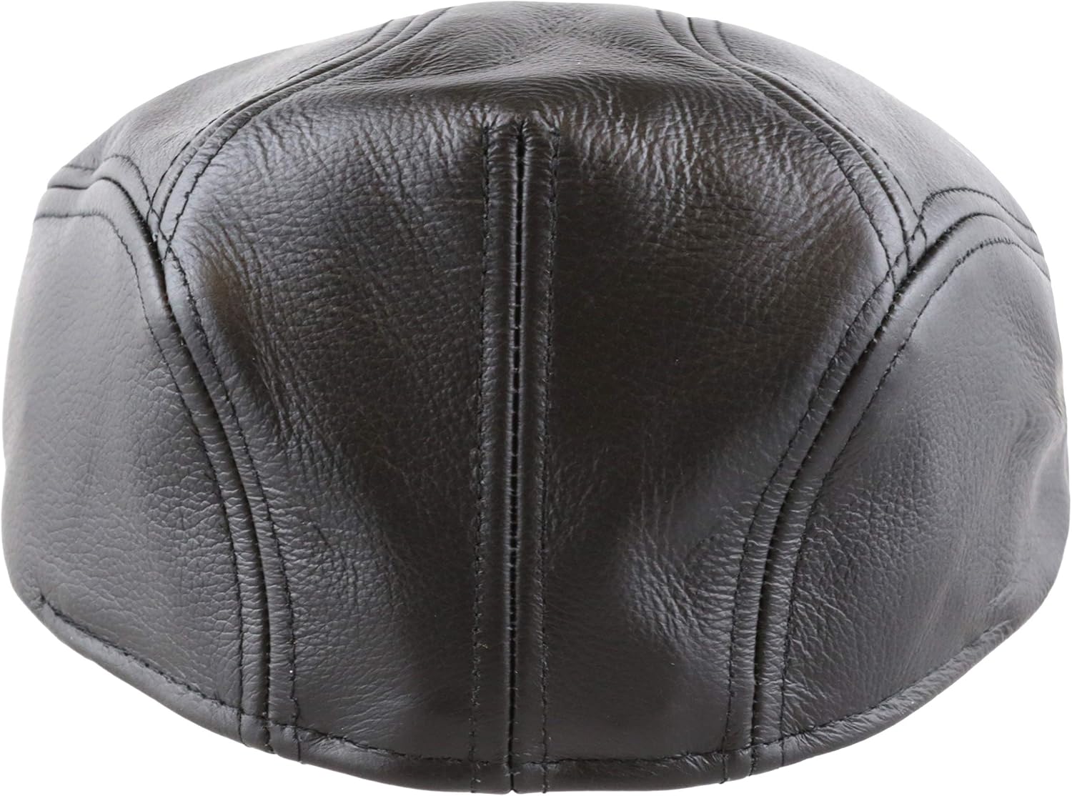 The Hat Depot - Made in USA Proudly Premium Quality Genuine Leather Gatsby Ivy Soft Ascot Hat