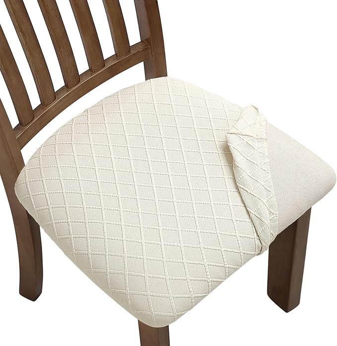 Fuloon Fundas Sillas, Paquete de 6 Fundas para Sillas Ajustables, Funda