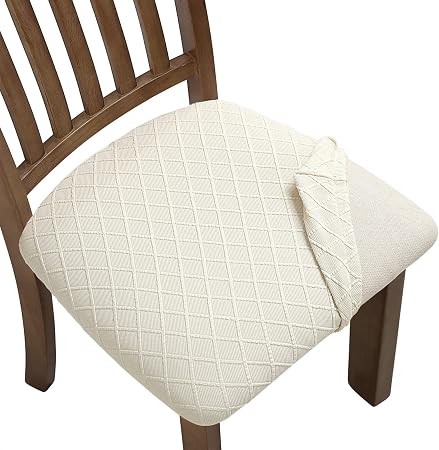 Zasvec Federa per Sedie 2 Pezzi Coprisedia per Sedie da Ufficio Coprisedia Elasticizzato Universale Coprisedie in Spandex Elasticizzato Lavabili Removibili 38-48cm per Sedie da Ufficio