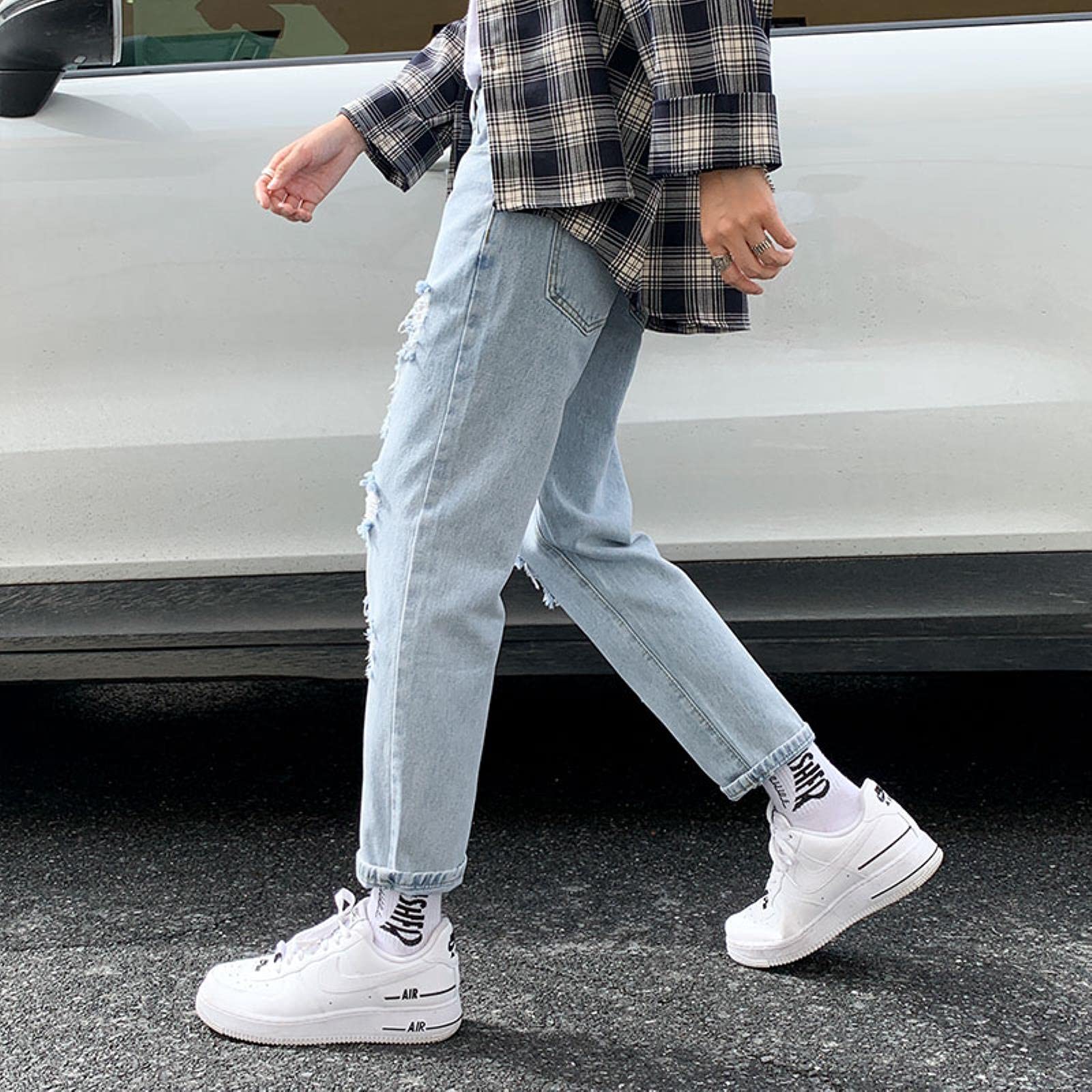 Summer Slim Fit Jeans for Mens 