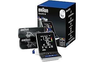Braun ExactFit 3: FSA/HSA Eligible, Accurate Home Blood Pressure Monitor with Coded...