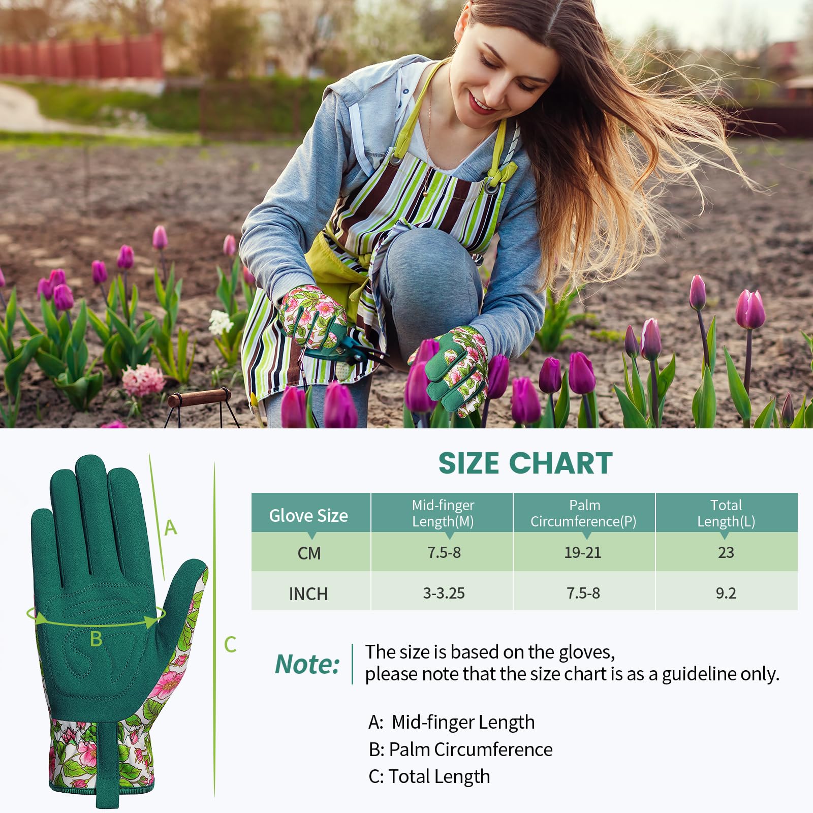 Pleneal Gartenhandschuhe Damen Gartenhandschuhe Leder Dornenhandschuhe Gartenhandschuhe Outdoor Schutzhandschuhe