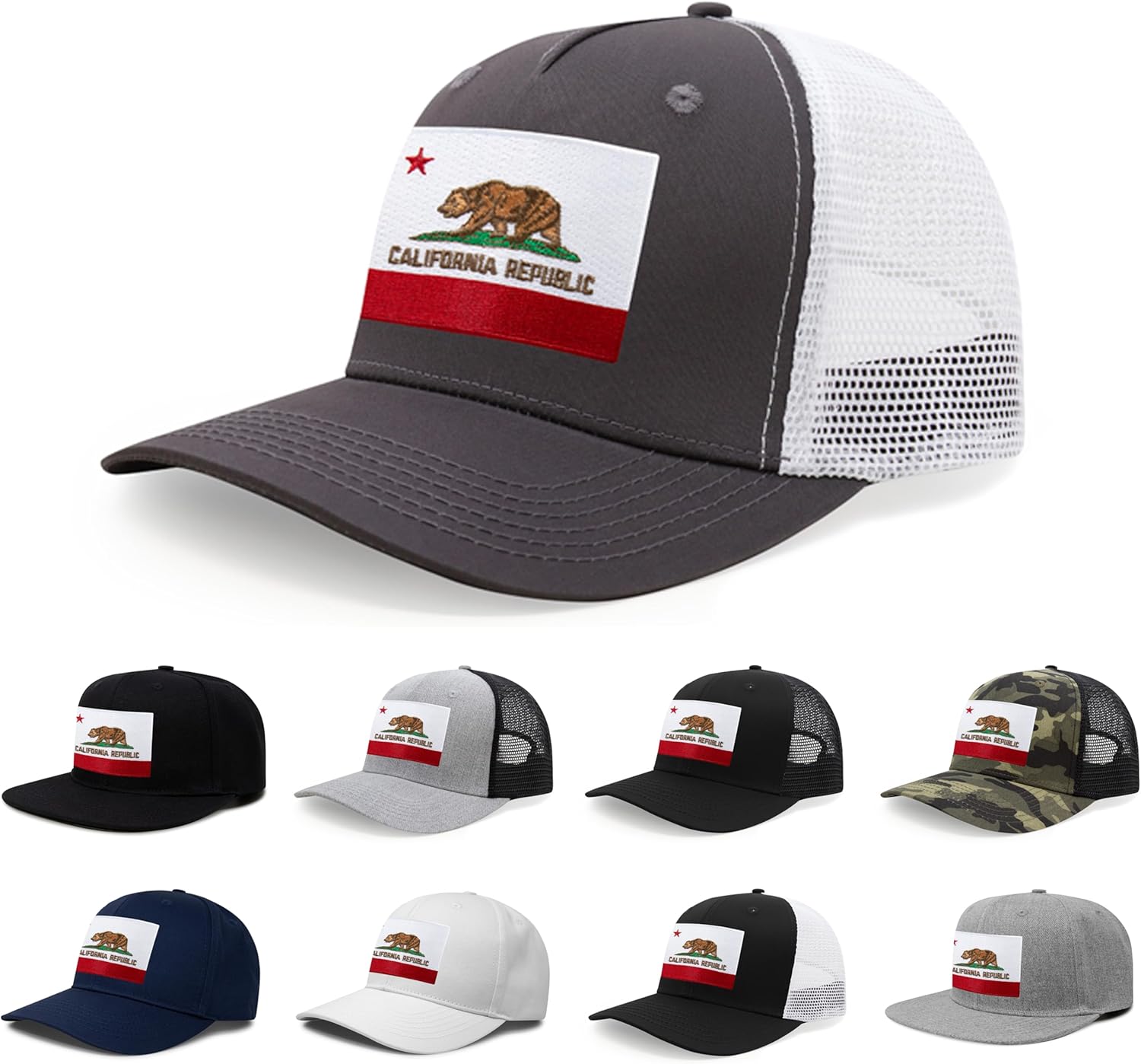 International Tie State Hat for Men and Women, Adjustable Snapback Trucker Baseball Cap with Embroidered Patch