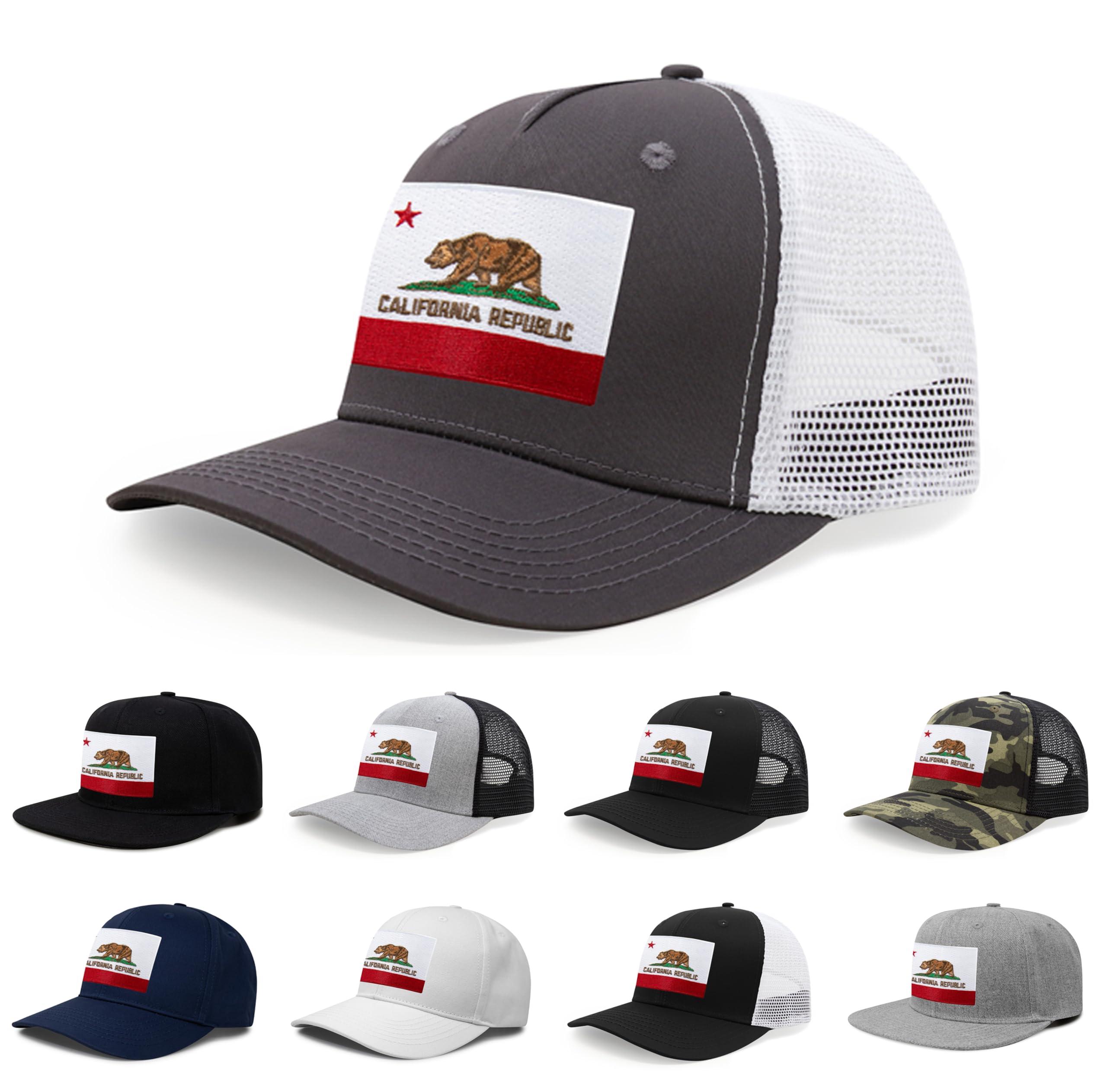 International Tie State Hat for Men and Women, Adjustable Snapback Trucker Baseball Cap with Embroidered Patch