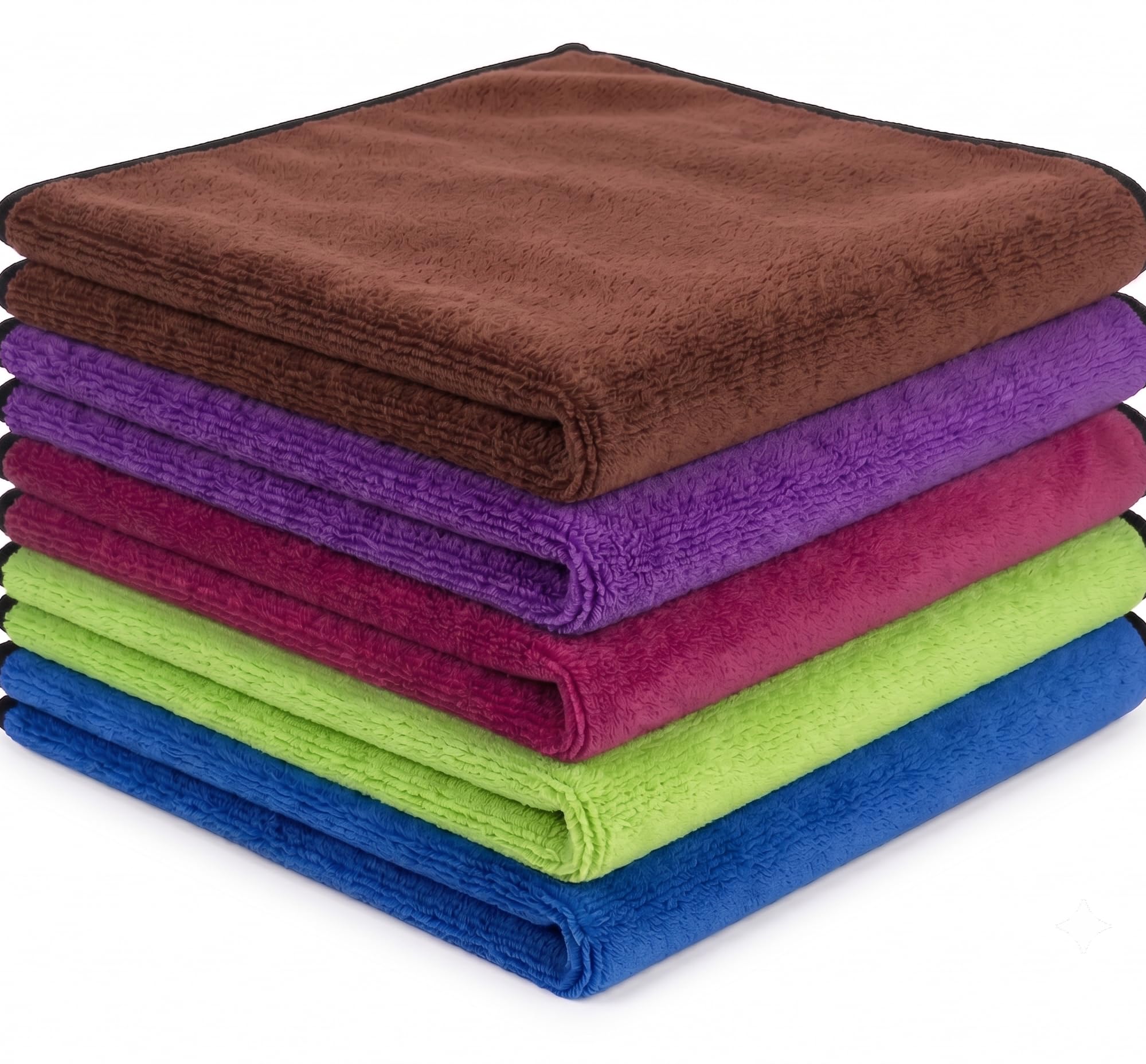 Microfiber Cleaning Towel for car and kitchen, (MICROFIBRE 350 GSM) | Microfiber Cleaning Towel 40 x 40 Scratch-Free Soft Dust Cleaner cloth.-image-26