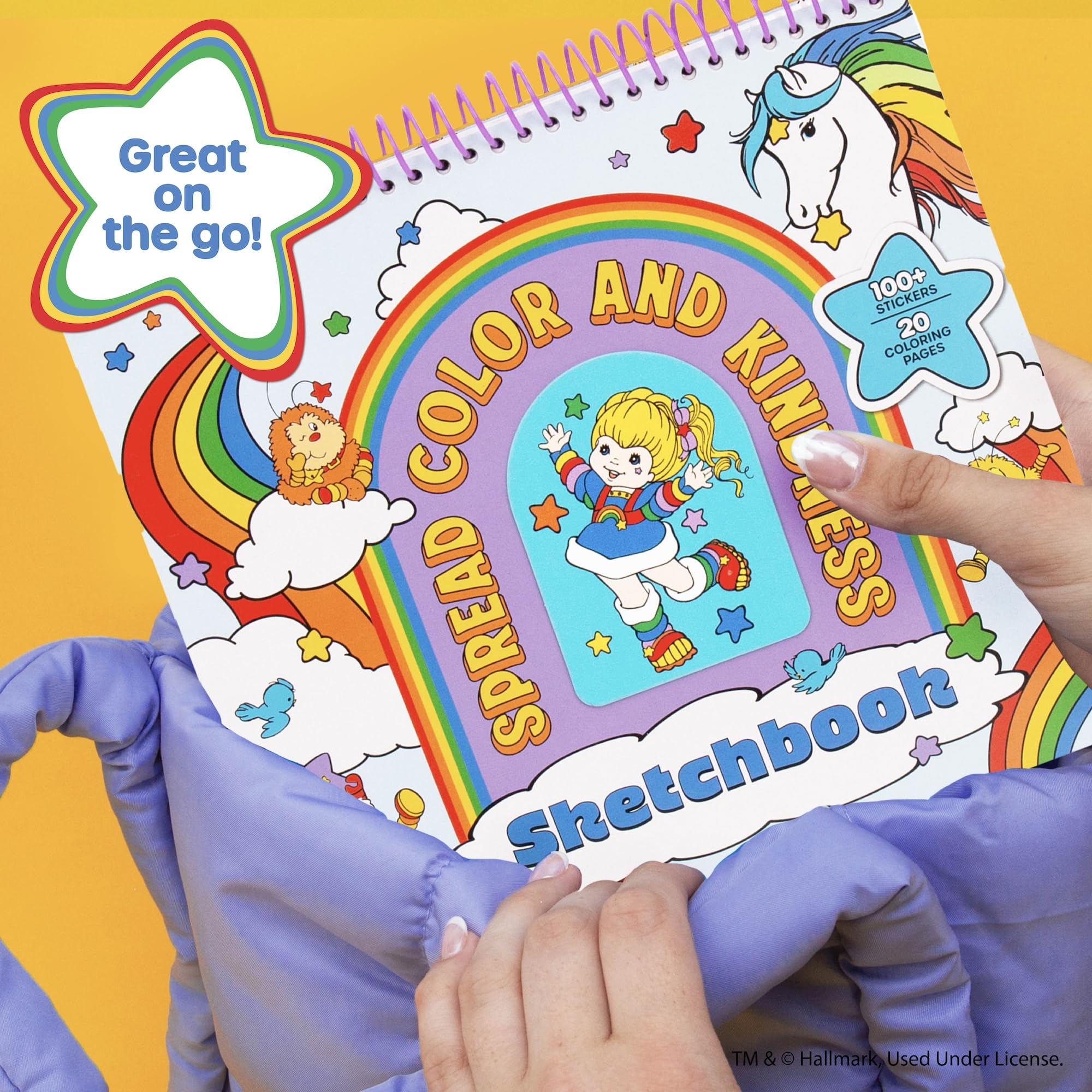 Amazon.com: Horizon Group USA Sketch & Activity Book, Rainbow