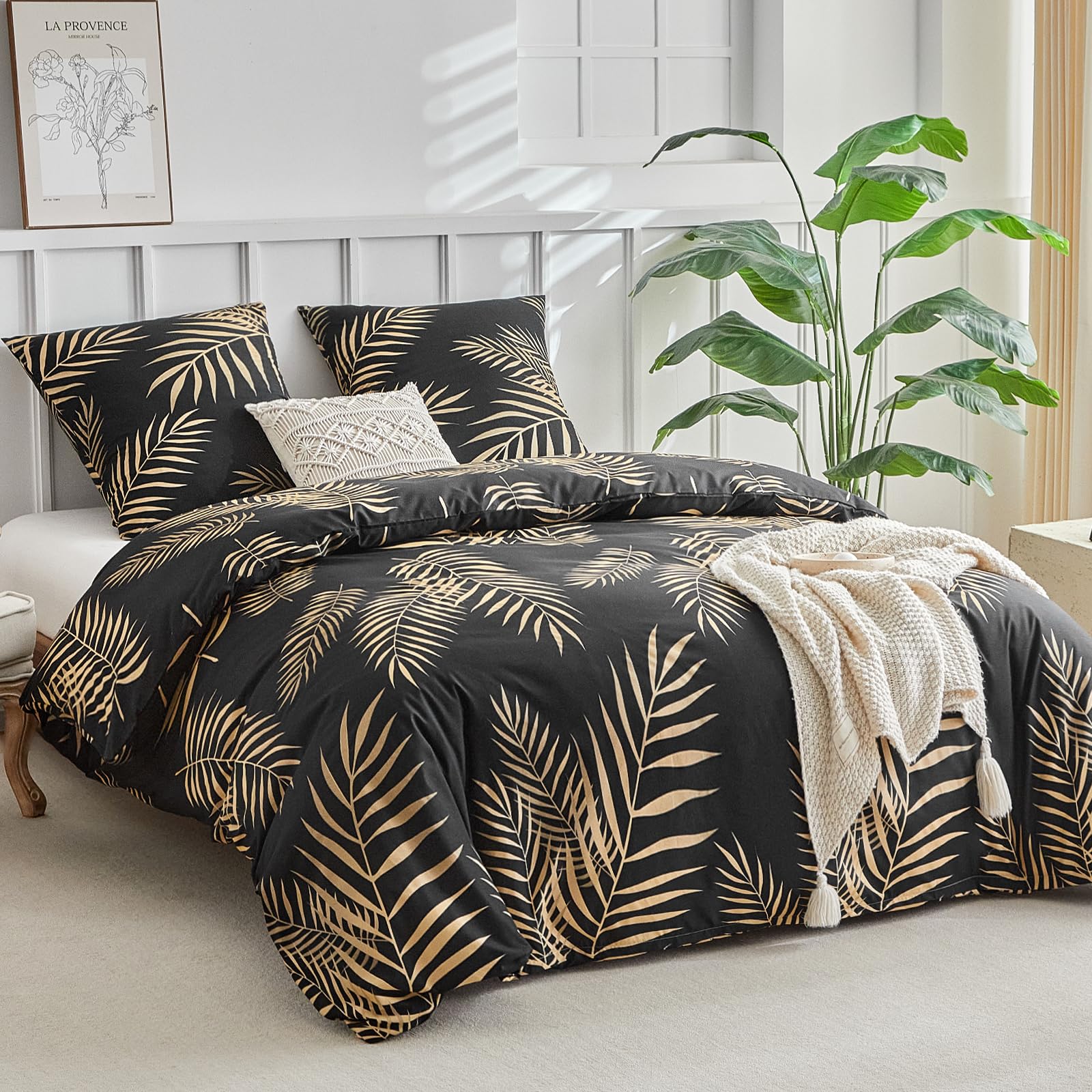 Lekesky Set di biancheria da letto 135 x 200 cm, 2 pezzi