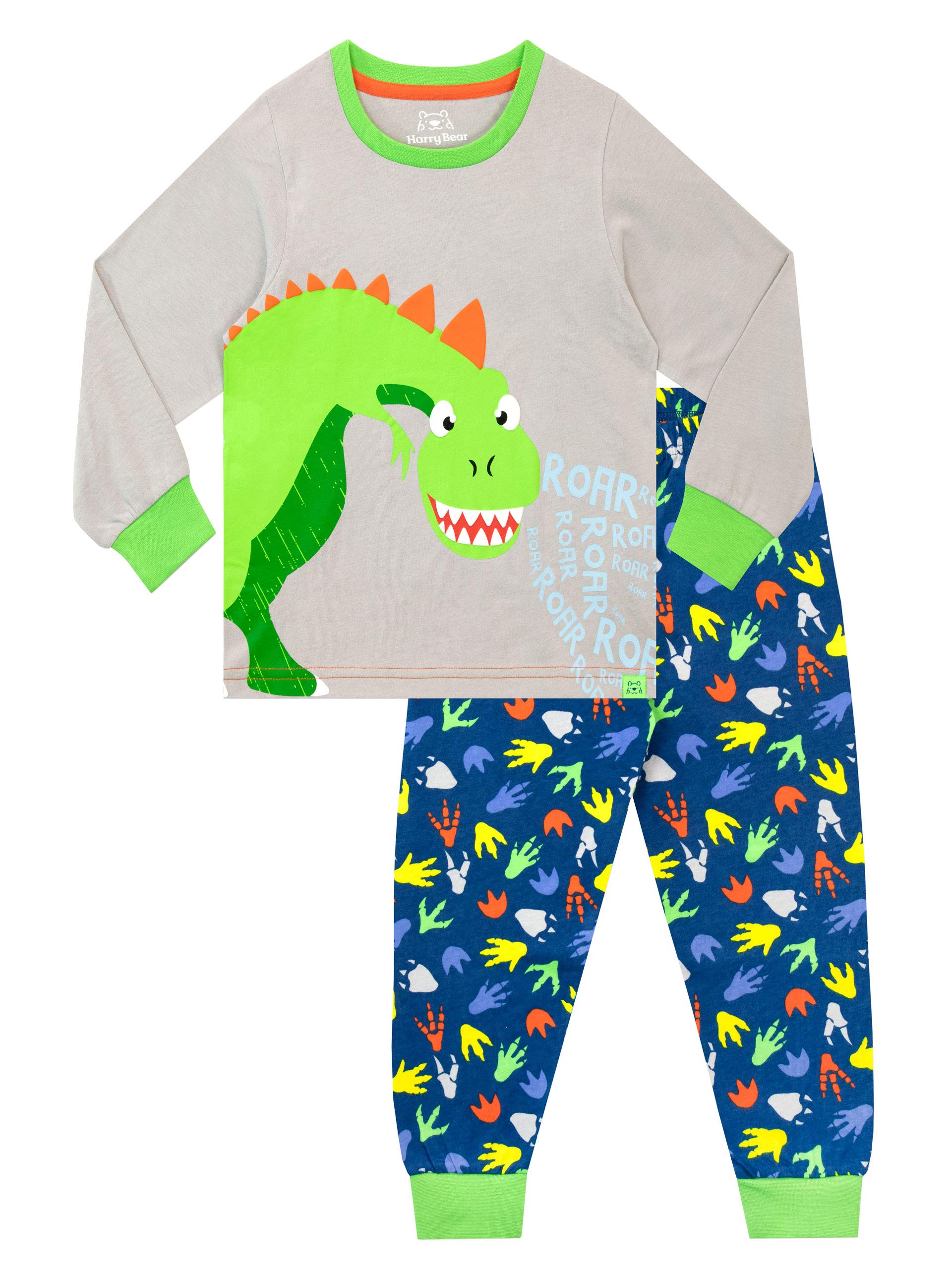 Harry Bear Boys Pyjamas Dinosaur Multicoloured 7-8 Years