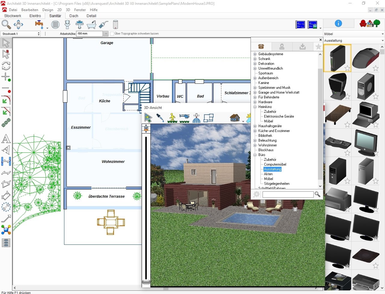 Architekt 3D X8 Innenarchitekt
