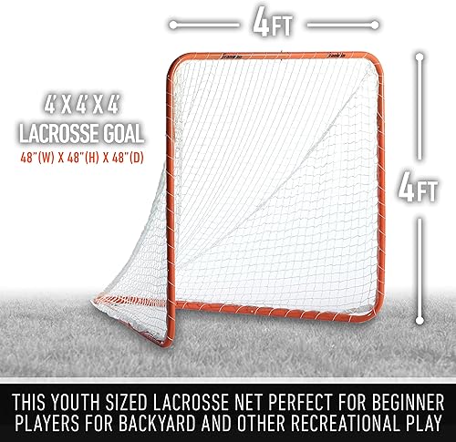 Miniatura 2 de Franklin Sports Franklin Sports Backyard Lacrosse Goal - Red de entrenamiento de lacrosse para niños y adultos - Equipo de entrenamiento de lacrosse