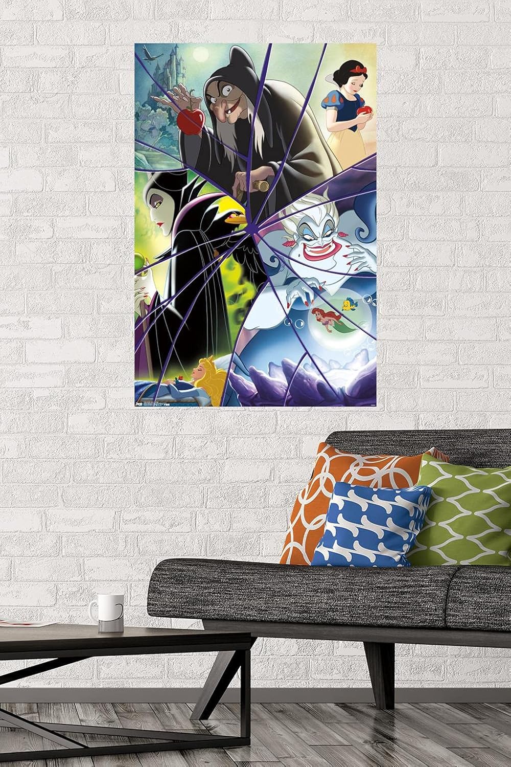 Disney VIllains - Collage Wall Poster