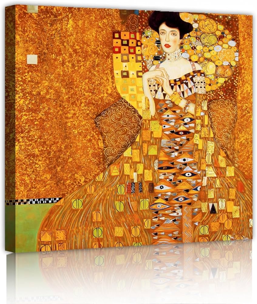 Amazon.co.jp: グスタフ・クリムトの壁画 アデーレ・ブロッホ