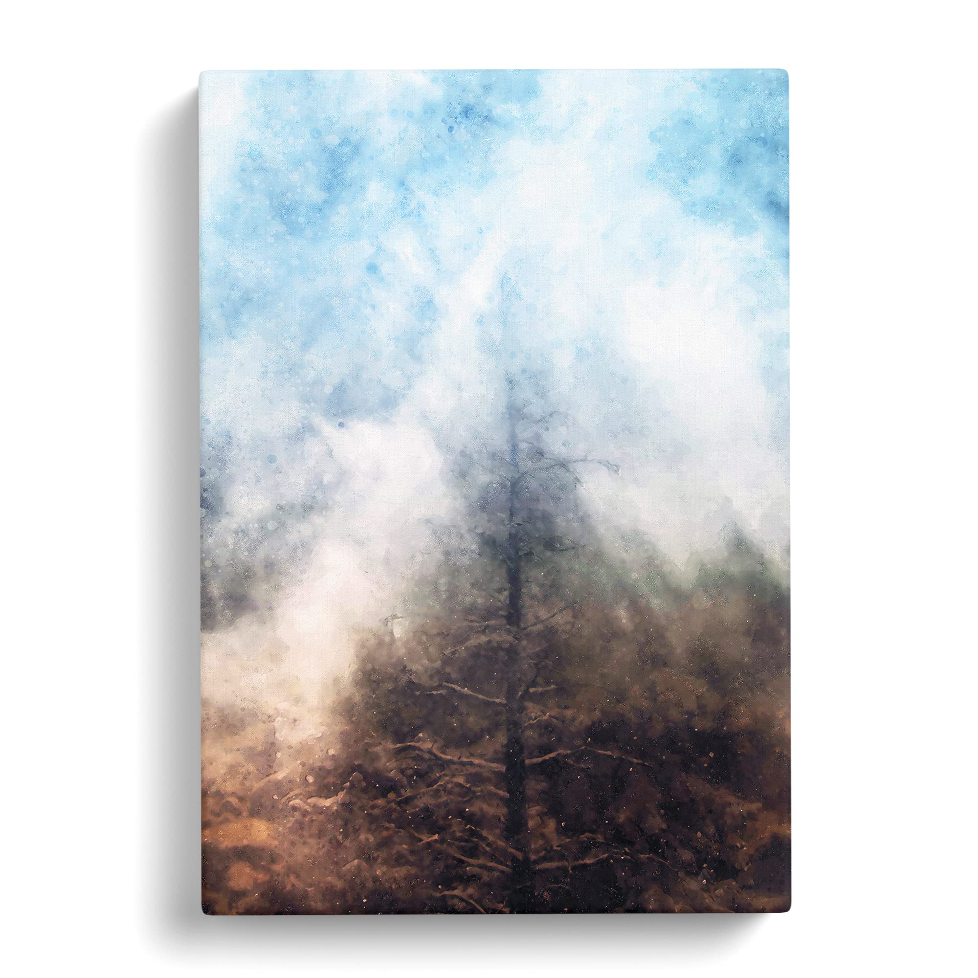 Tree In Boulder Colorado Canvas Print, Mixed, 25L x 50W cm - Image 3
