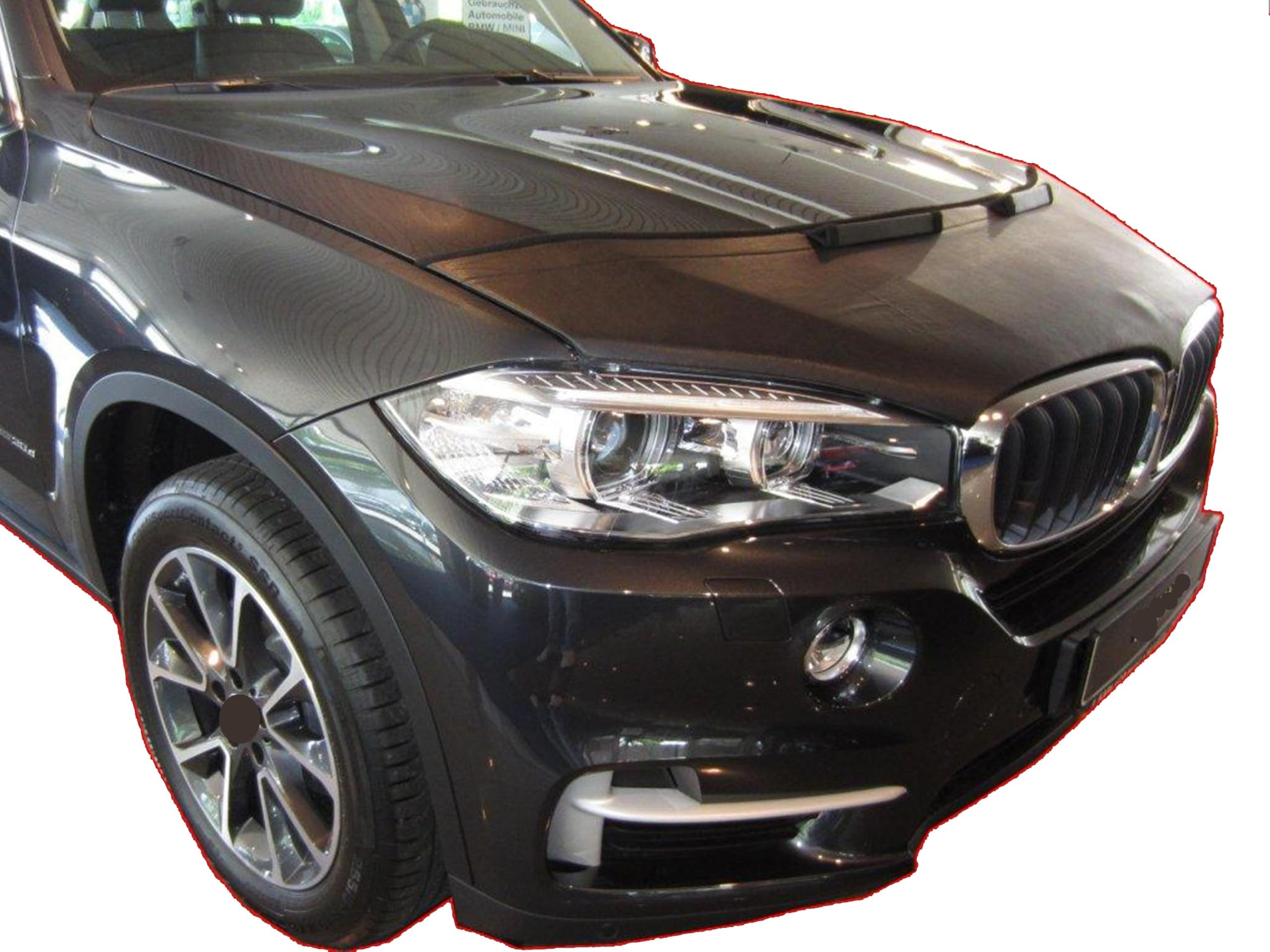 Hood Bra Front End Nose Mask Compatible with BMW X5 X6 X5M F15 F16 F85 2013-2018 Bonnet Bra STONEGUARD Protector Tuning
