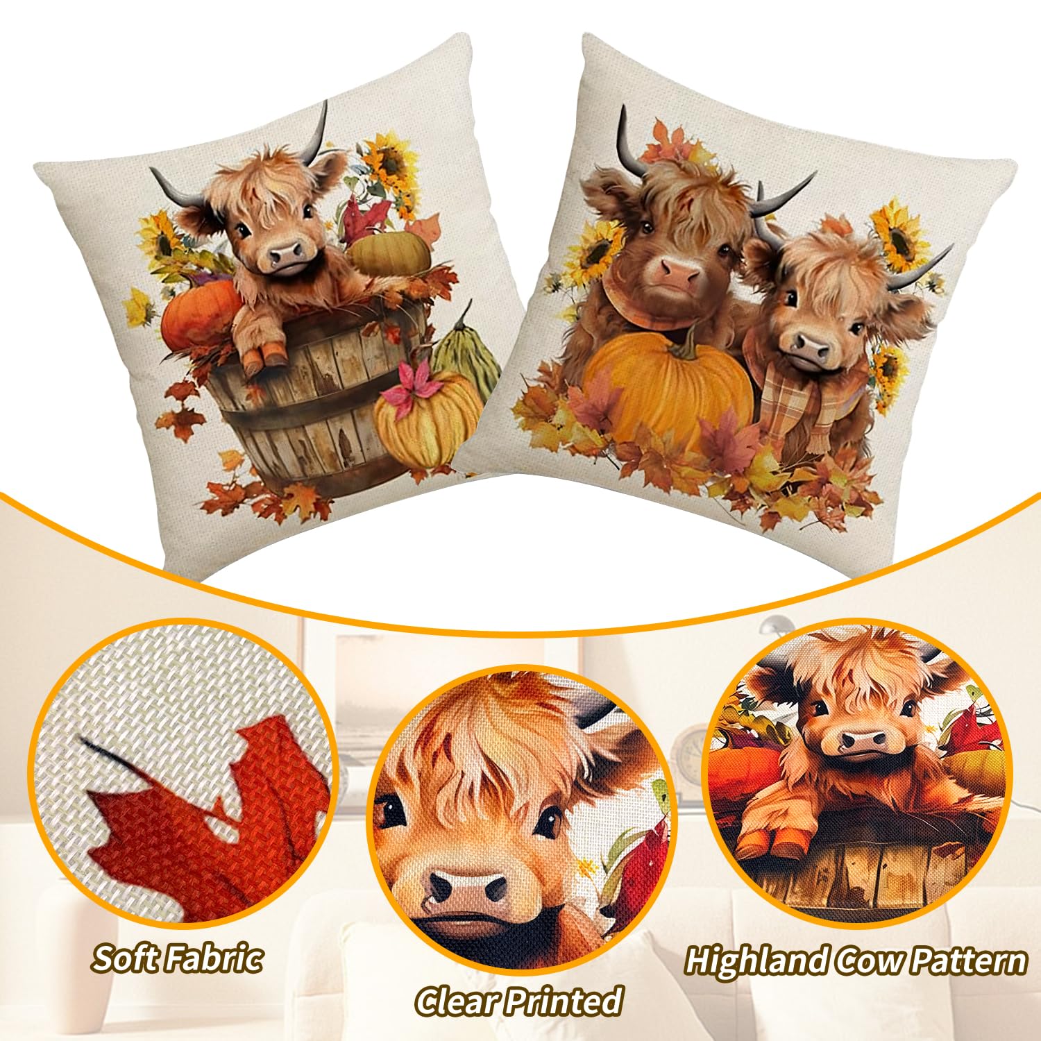 NECXON 2 Pcs Cushion Covers - Image 4