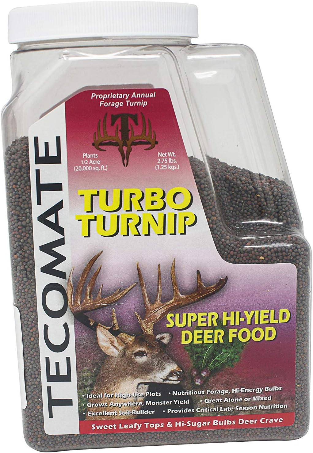 Tecomate Turbo Turnip Annual Food Plot Seed (2.75 LB)