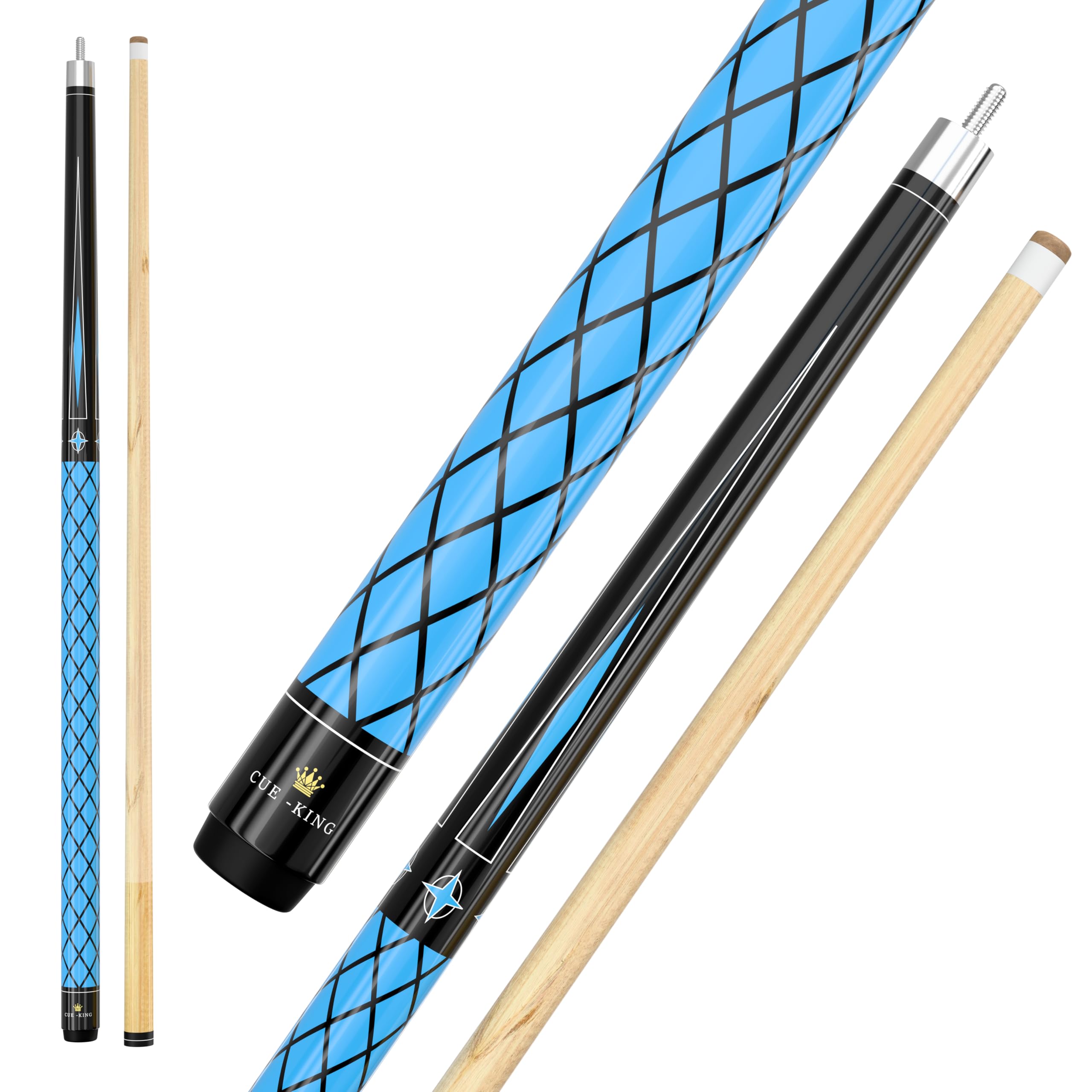 Pool Cue Stick Set 58 Inch Pool Cues 18~21Oz Canadian - View #3