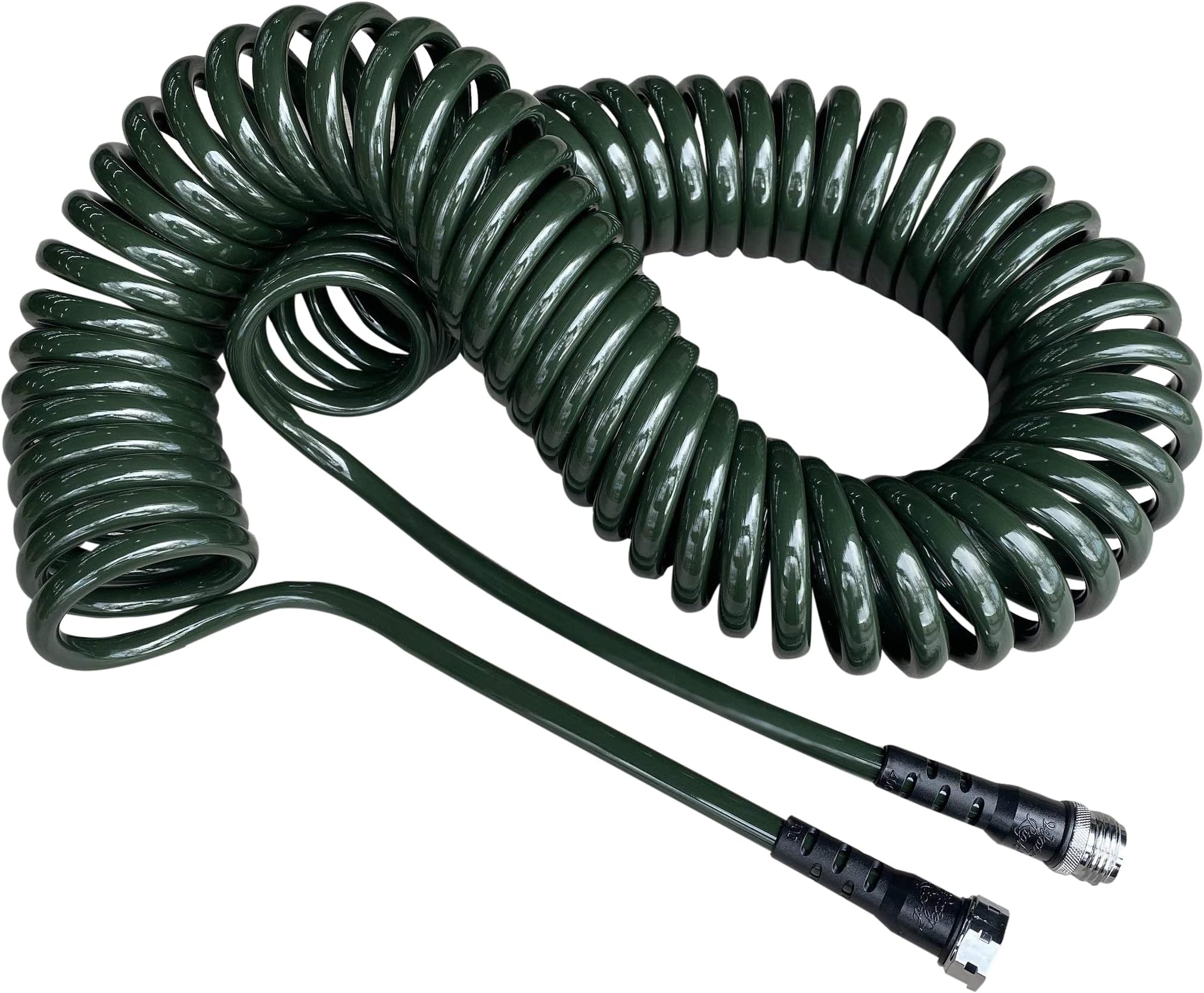 Water Right PCH-075-FG-4PKRS Rubber Garden Hose, 75-Foot, Forest Green