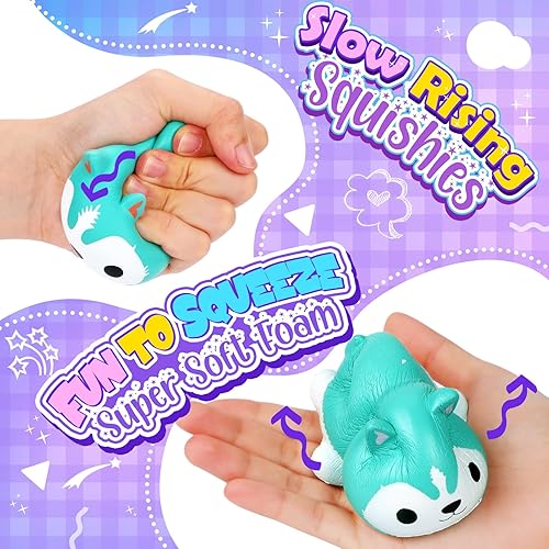 Miniatura 3 de 6 juguetes esponjosos de gato para niños, juguetes esponjosos de animales gigantes, para aliviar el estrés, juguetes para adultos y niños, caja de