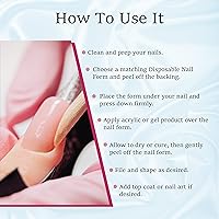 Vista 4 de Mia Secret Multistilo 500 PCS - Puntas de extensión de uñas, formas para uñas acrílicas y de gel - Pegatinas guía