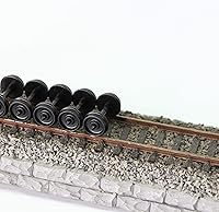 Vista 3 de 24pcs POM Plastic 33'' Ruedas para Modelo Tren 1:87 HO Escala Rueda HP28 (escala HO)