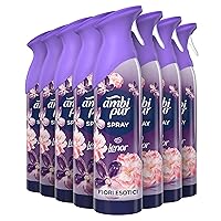 Ambi Pur Deodorante Ambiente Spray Fiori Esotici 185ml, Propellente Naturale Al 100%