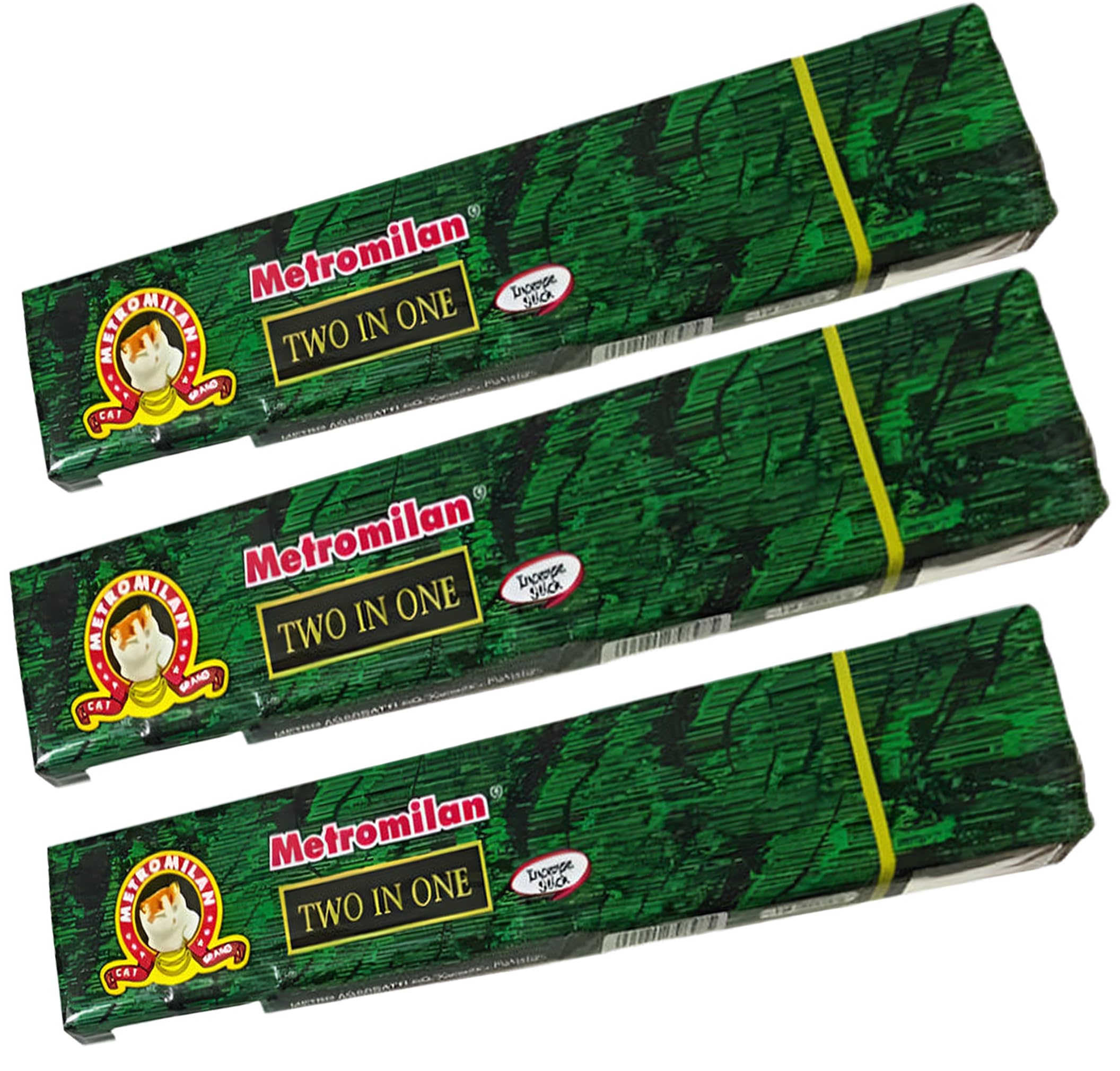 METRO MILAN Two in One INCENSE STICK - for Prayer & Pooja 3 PACKs,Total 54 STICKs (18 STICKs in Each Pack) - (Same Day Dispatch)