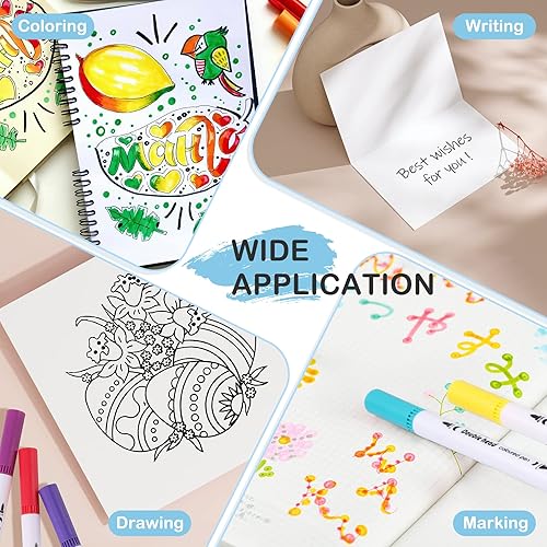 Miniatura 7 de HQMaster Bolígrafos de doble punta 36 unidades para Maker 3MakerExplore 3Air 2Air, bolígrafos de color de 0.016 in y 0.039 in de punta fina,