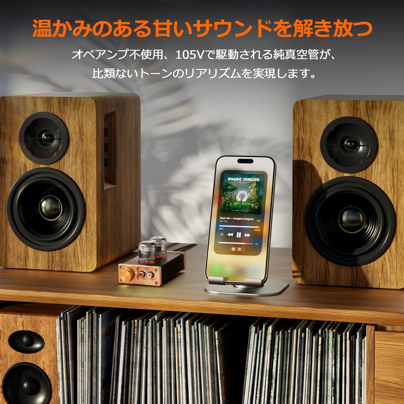 Amazon | Nobsound E6 ミニ 真空管 プリアンプ： 12J1S搭載 105V高電圧