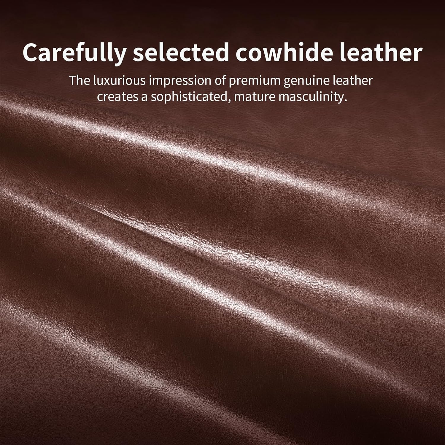 Small Vertical RFID Blocking Wallets for Men ，Bifold Slim Men Wallet Genuine Leather Thin, Compact & Stylish with Clear ID Windows - Image 6