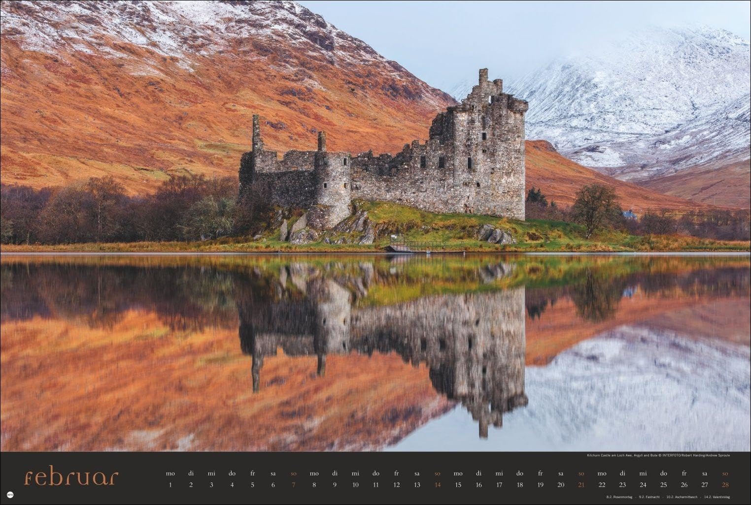 Land of Legends Kalender 2027 - Schottlands Burgen und Schlösser: Ein Wandkalender im Großformat, der Schottland in seiner wilden Schönheit zeigt. ... voll wild-romantischer Burgen und Schlösser.