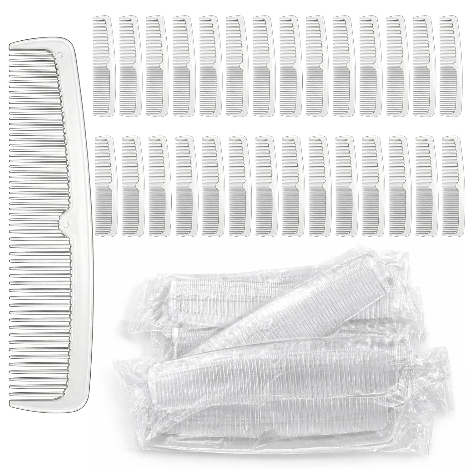 Disposable Hair Dye Combs - Fine & Wide Tooth | 200 Pieces