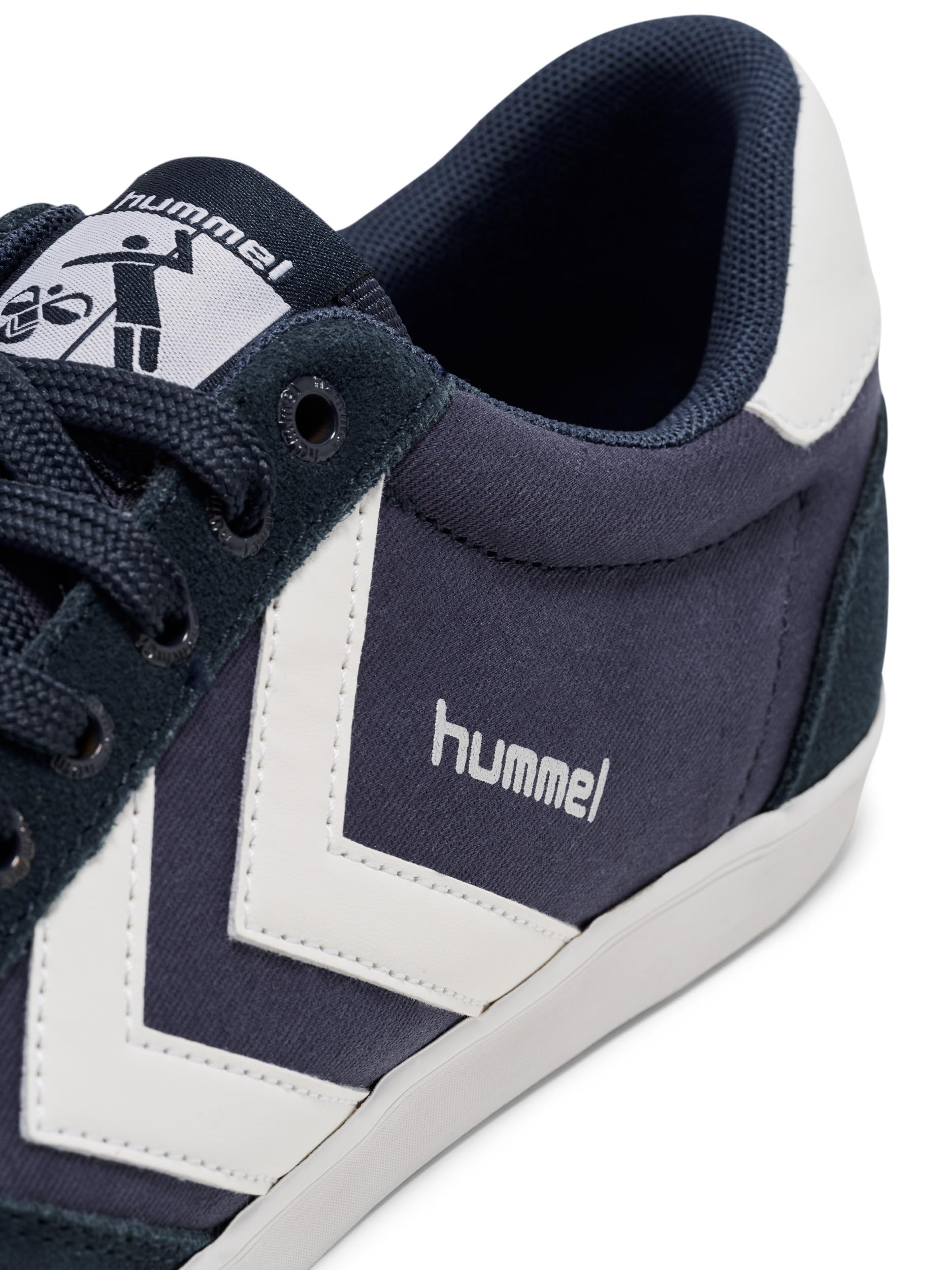 hummel Unisex Slimmer Stadil Low Sneaker, Blue, Size 43