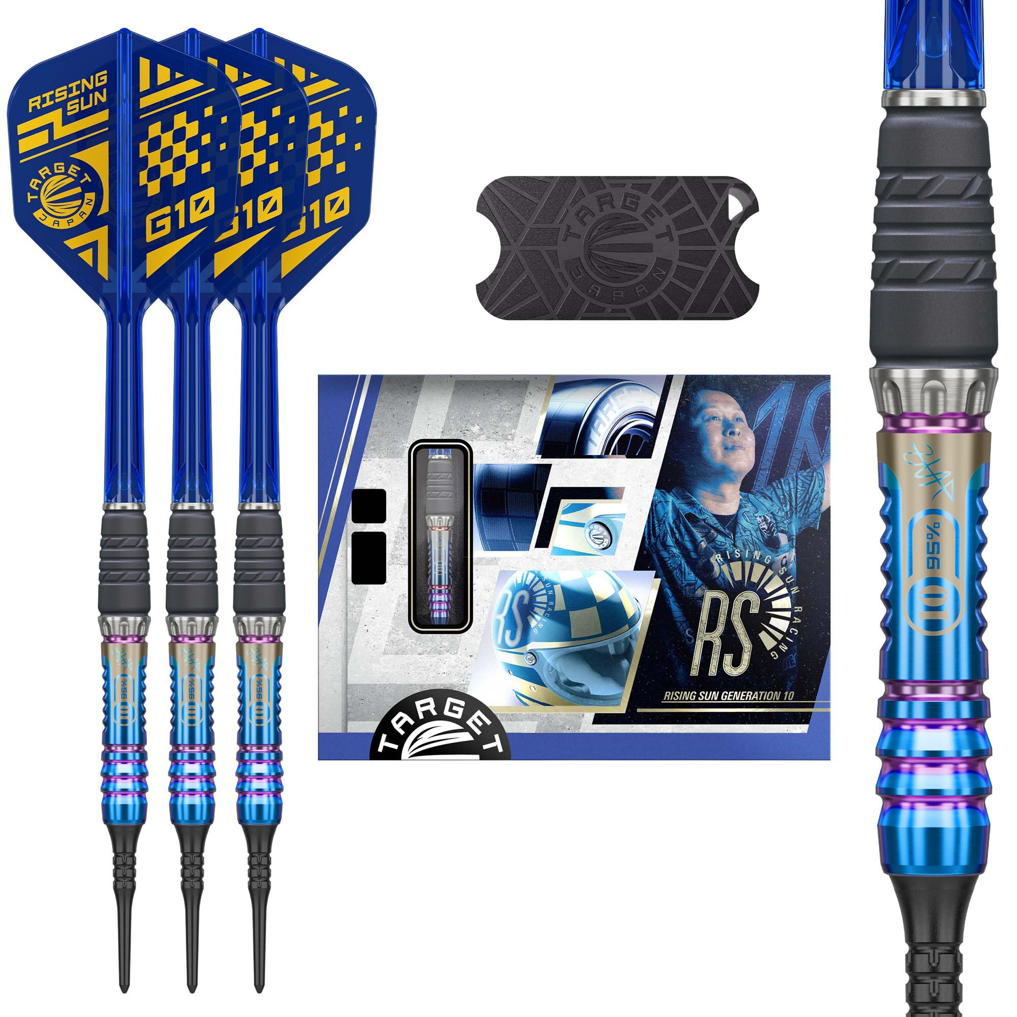 Amazon.com : Target Japan Rising Sun G10 Soft Tip Darts 21.5g, 95
