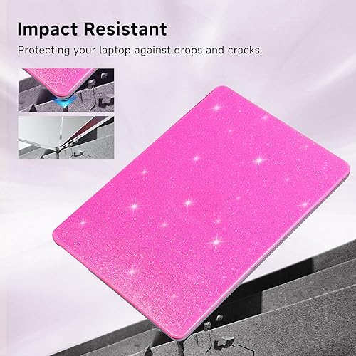 Miniatura 156 de Funut Funda compatible con MacBook Air de 15 pulgadas 2024 2023 versión M3 A3114 M2 A2941 con pantalla de retina líquida y Touch ID, carcasa rígida