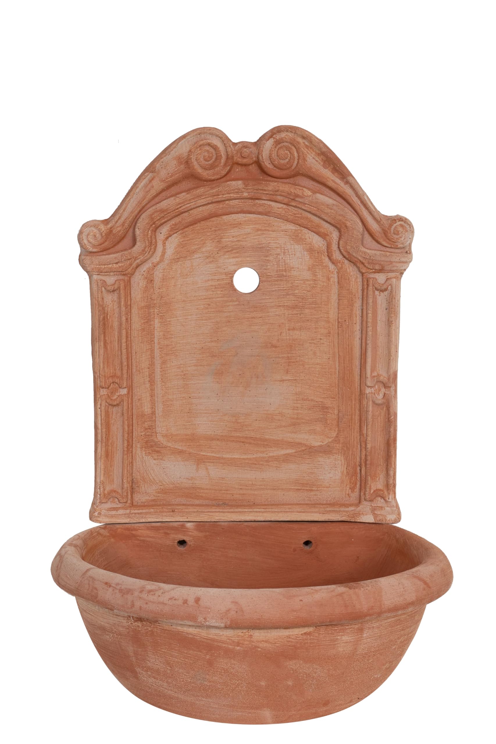 Biscottini Fontana da Giardino Esterno L45xPR36xH64 - Fontana da Giardino in Terracotta - Fontanella da Giardino - Arredo Giardino Fontana Giardino in Terracotta